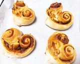 HB生地でハートのチョコシナモンロール作り方9写真