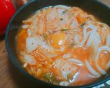 キムチとめんつゆで簡単！キムチうどん作り方3写真