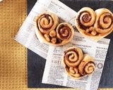 HB生地でハートのチョコシナモンロール作り方10写真