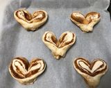 HB生地でハートのチョコシナモンロール作り方11写真
