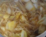 白菜ともやし鶏むね肉のスープ煮～和風味～作り方3写真