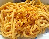簡単 炒り卵うどん作り方7写真