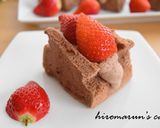 甘さひかえめ♡ダブルチョコシフォンサンド作り方20写真