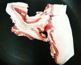 小松菜と豚肉のニンニク醤油炒め作り方2写真
