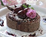 赤薔薇アムールショコラのロールケーキ作り方42写真