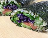 雑穀玄米&野菜deヘルシー♡寿司ブリトー作り方8写真