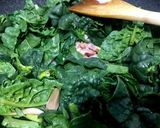ほうれん草とベーコンの簡単クリームパスタ作り方3写真