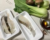 たらと野菜のレンジ蒸し作り方1写真