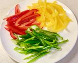 パプリカの中華炒め作り方1写真