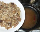 牛すじ豆腐煮込み♪簡単味噌味作り方6写真