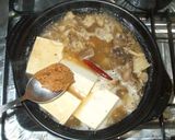 牛すじ豆腐煮込み♪簡単味噌味作り方8写真