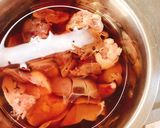 赤ワイン煮込みのカレーレバーペースト作り方1写真