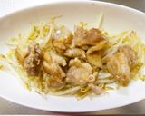 鶏もも肉&もやし～ステーキソースがけ～作り方13写真