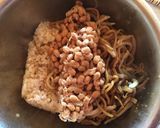 B級グルメ風！納豆焼きそば丼作り方2写真