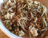B級グルメ風！納豆焼きそば丼作り方4写真