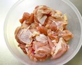 鶏もも肉&もやし～ステーキソースがけ～作り方3写真