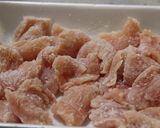 鶏むね肉とブロのお好み焼きソース＆マヨ作り方2写真