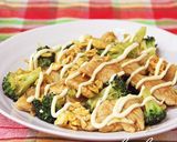 鶏むね肉とブロのお好み焼きソース＆マヨ作り方6写真