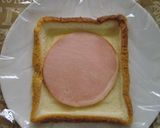 レンジで２分♪ハムチーたまごパン作り方3写真