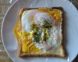 レンジで２分♪ハムチーたまごパン作り方7写真