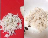 レンコン入り鶏ひき肉のつくね ♪ 低脂肪作り方1写真
