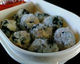 離乳食に☆ほうれん草とチーズのおにぎり作り方3写真