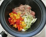 【糖質制限】豚肉パプリカ塩焼きそば作り方5写真