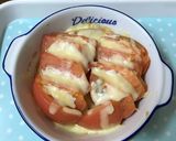 トマトのチーズ焼き作り方4写真