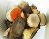 煮物の残りをリメイク～お雑煮作り方1写真