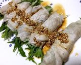 レンジだけ♪ピリ辛ダレで豚肉の水菜巻き作り方4写真