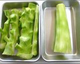 ブロッコリーの皮のきんぴら作り方1写真