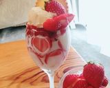 おうちパフェ。いちごパフェ♡作り方5写真