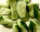 豚肉と胡瓜のごま油炒め作り方1写真
