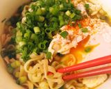即席★ポーチドエッグカレーうどん作り方3写真