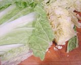 白菜の葉で★コブサラダ作り方1写真