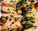 簡単！塩鯖と塩鮭のマヨネーズグリル焼き作り方3写真