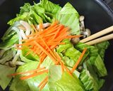 しめじ&キャベツ❀豆乳食べるスープ作り方4写真