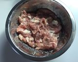 シンプル◎豚肉ともやしの甘酒味噌蒸し作り方1写真