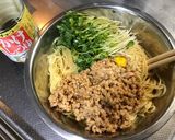 あら☆超〜簡単！お月見納豆スパゲティ〜作り方3写真
