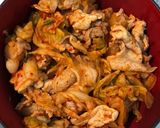 5分でできる！柔らかヘルシー豚キムチ丼作り方4写真