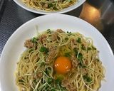 あら☆超〜簡単！お月見納豆スパゲティ〜作り方4写真