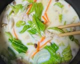 しめじ&キャベツ❀豆乳食べるスープ作り方6写真