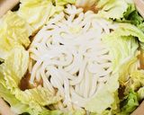 のせ鍋☆麻婆豆腐をのせた野菜味噌鍋作り方2写真