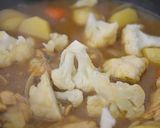 手羽元とごろごろ野菜のカレースープ鍋作り方5写真