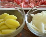 牛肉とじゃがいものすき焼き風照り焼き作り方2写真