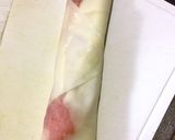 簡単！春巻きの皮で豚肉アスパラチーズ巻き作り方2写真