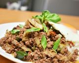 豚挽肉のガパオライス作り方6写真
