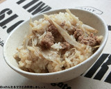 簡単★大根とひき肉の炊き込みご飯作り方6写真
