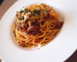 幸せパスタ!肉を食べるボロネーゼ!作り方8写真