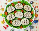 簡単！可愛い☆ミニオンのデコ巻き寿司♪作り方20写真